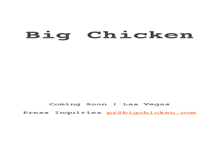 Tablet Screenshot of bigchicken.com